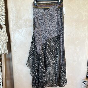 Free People NWT Multi-Color Women's Long Skirt - 12
